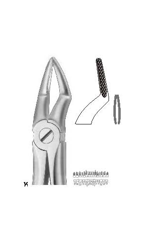 Extracting forceps english pattern