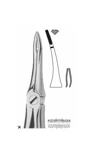Extracting forceps Ergo,Dimond Coated,