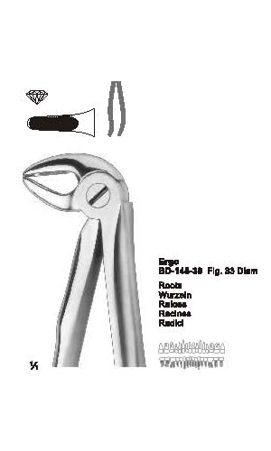 Extracting forceps Ergo,Dimond Coated,